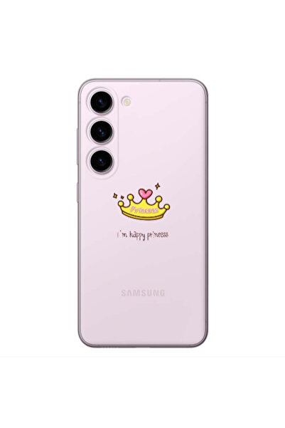 Other Samsung S23 Plus Happy princess Transparent Silicone TPU Θήκη