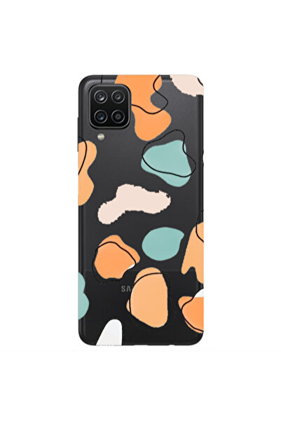 Other Samsung A12 Colorful spots Transparent Silicone TPU Θήκη