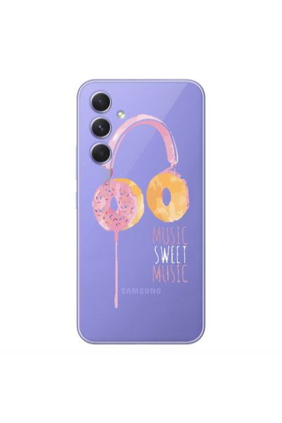 Other Samsung A26 Donut earphone Transparent Silicone TPU Θήκη