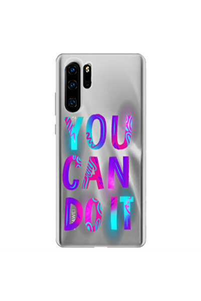 Other Huawei P30 Pro You Can Doit Transparent Silicone TPU Θήκη