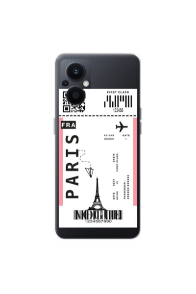 Other Oppo Reno 7 Lite Paris FRA Transparent Silicone TPU Θήκη