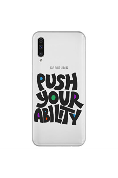 Other Samsung A70 Push Your Ability Transparent Silicone TPU Θήκη
