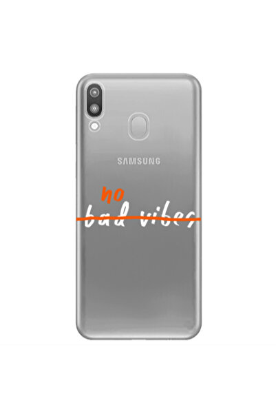 Other Samsung M20 No bad vibes 2 Transparent Silicone TPU Θήκη