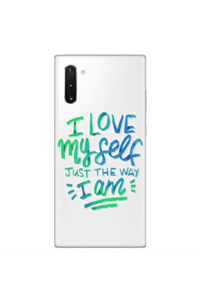 Other Samsung Note 10 Plus I Love My self Transparent Silicone TPU Θήκη