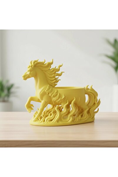 OEM Decorative Planter Horse Figurine, Small Plant Holder with Specific Details