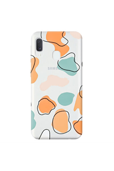 Other Samsung A20E Colorful spots Transparent Silicone TPU Θήκη
