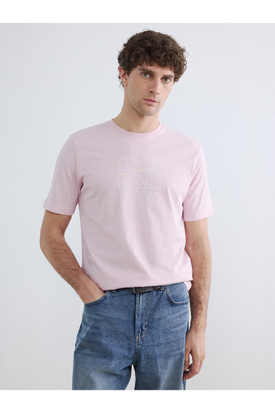 LC Waikiki Vizyon New Season Crew Neck Istanbul Printed Combed Cotton Men's T...