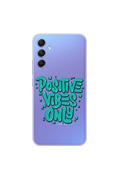 Other Samsung A25 Positive Vibes Only Transparent Silicone TPU Θήκη