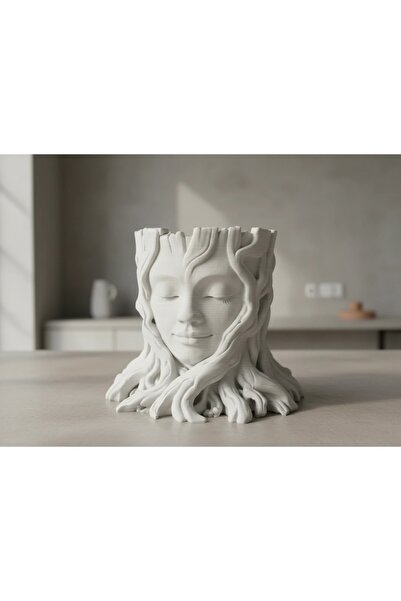 OEM Ghiveci decorativ Chipul Pădurii, Vază Statuetă pentru Plante Mici