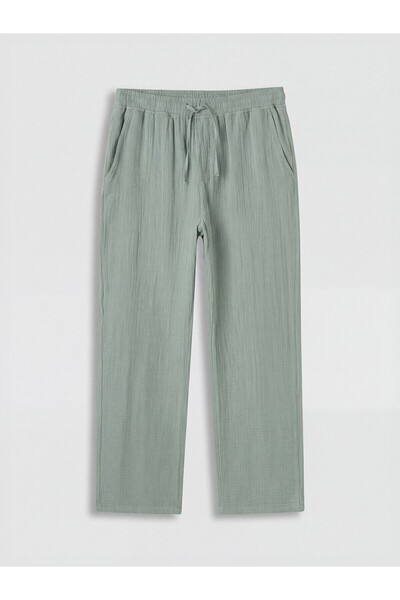 LC Waikiki Nevavm Loose Fit Men's Muslin Trousers with a Difference