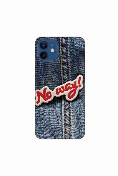 OEM Θήκη συμβατή με Apple iPhone 12 Σιλικόνης Gel TPU, Μοντέλο No Way Jeans