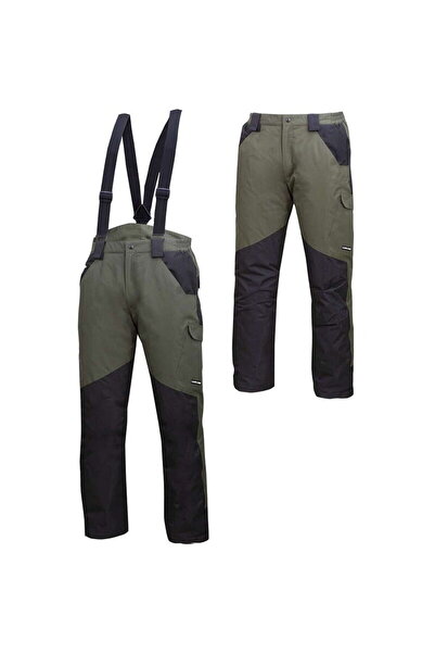 Lahti Pro Pantalon multifunctional cu bretele / kaki - l