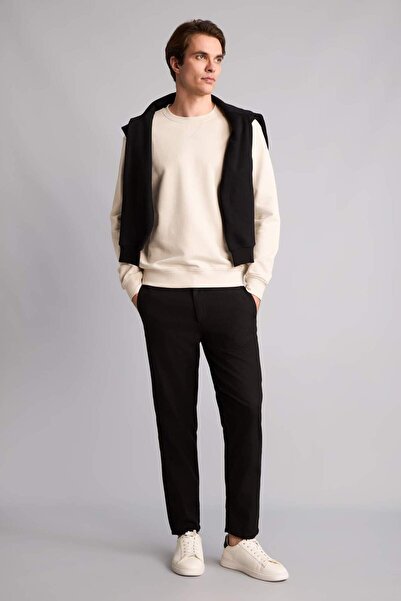 DeFacto Regular Fit Elastic Waist Pipe Leg Trousers H5725Ax26Sm