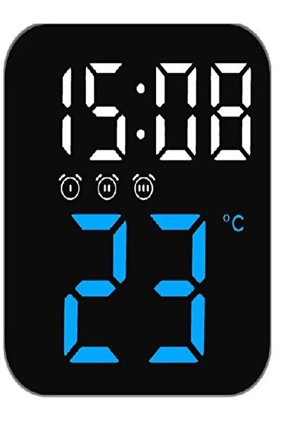 Armasse LED Ekranlı Dijital Çalar Saat – Masaüstü Termometreli Alarm Saati