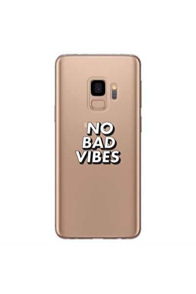 Other Samsung S9 No bad vibes Transparent Silicone TPU Θήκη