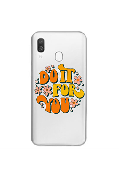 Other Samsung A40 Do it For You Transparent Silicone TPU Θήκη