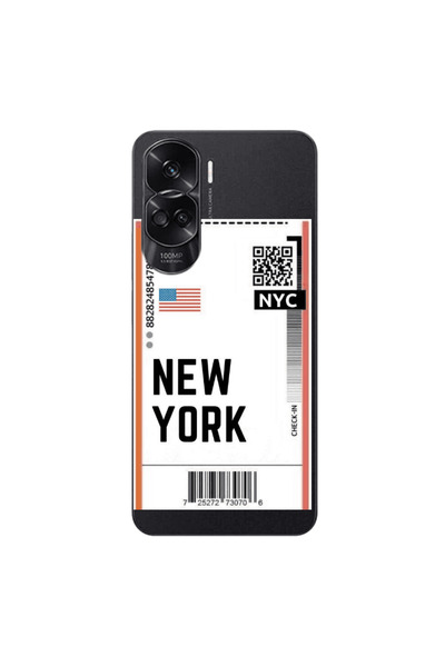 Other Honor 90 Lite 5G New York NYC Transparent Silicone TPU Θήκη