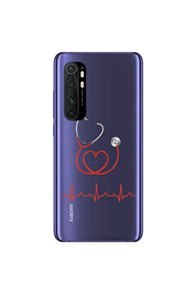 Other Xiaomi Mi Note 10 Lite Stethoscope Transparent Silicone TPU Θήκη