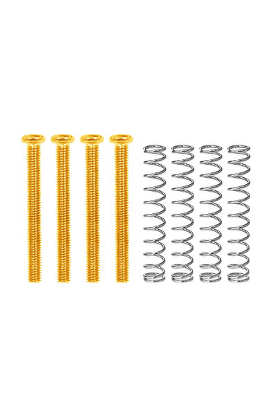 Choice 4pcs gold 4Pcs Guitar Humbucker Pickup Screws And Springs M3*30MM In C...