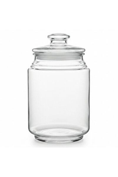 Sİgnature Glass Jar with Lid — 1800 ml | Premium Airtight Storage Canister