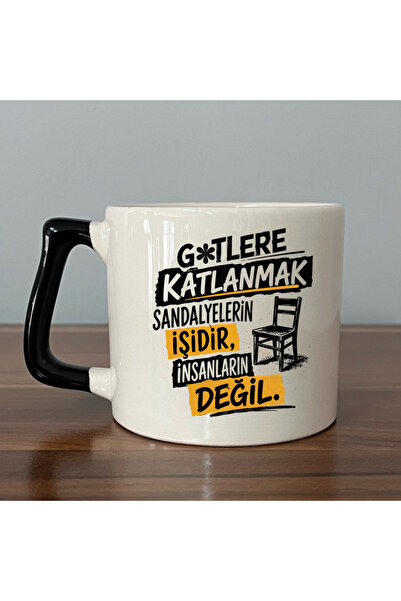 Kırtasiye Ofisi G*TLERE KATLANMAK SANDALYELERİN İŞİDİR Siyah Kulplu Prime Miz...