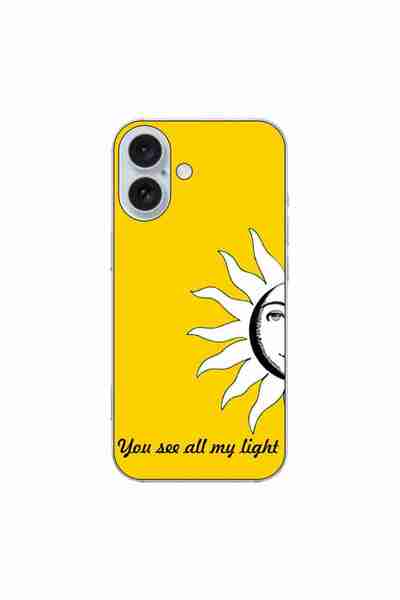 OEM Husa compatibila cu Apple iPhone 16 Silicon Gel Tpu Model Cupluri Soarele