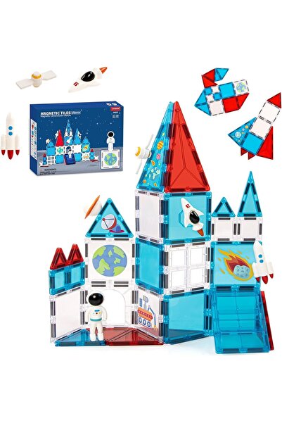 BOOMBOOMBOOM Magnetic Building Blocks, Space Exploration Magnetic Pieces, Edu...