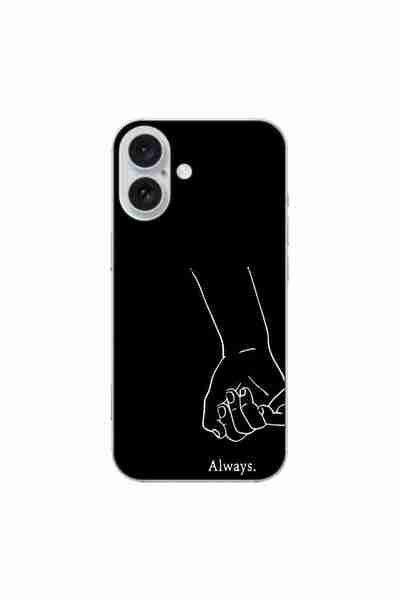 OEM Husa compatibila cu Apple iPhone 16 Silicon Gel Tpu Model Cupluri Always