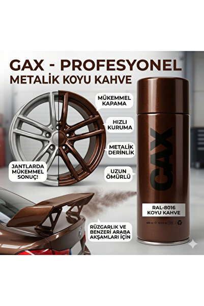 caxcolors CAX Profesyonel Oto Jant Ve Rüzgarlık Yenileme Sprey Boyası 400 ml ...