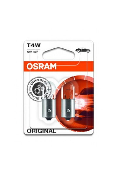 Osram Bec T4W 12V, 4W, alb, blister 2 buc.