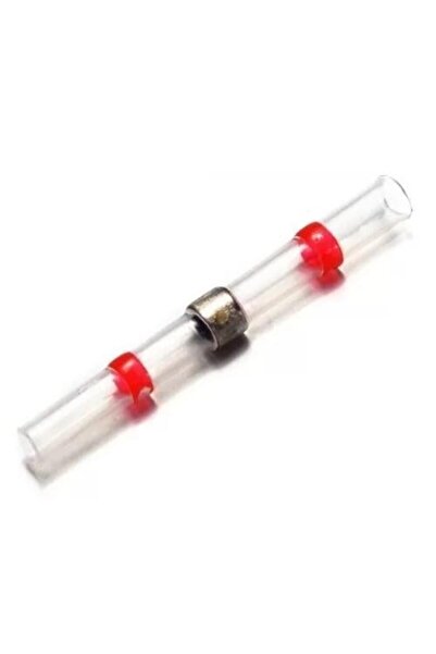 OEM Conector termocontractabil cu inel de cositor, roșu, 0.5-1.0 mm²