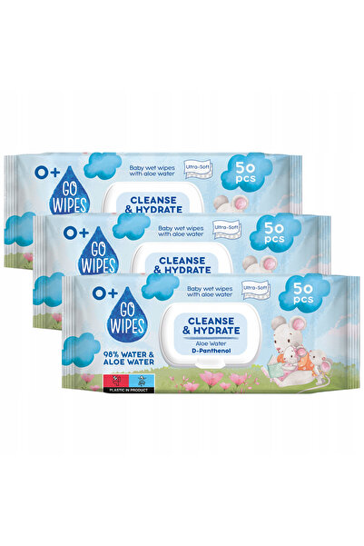 GoWipes Baby Wet Wipes Cleanse & Hydrate with 98% Purified Water - Aloe Vera ...