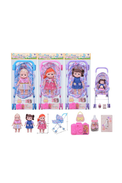PlayFun Doll Toy Girls Accessories Included Soft Interactive Gift Girls