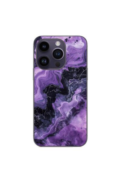 OEM Husa compatibila cu Apple iPhone 15 Pro Silicon Gel Tpu Model Abstract Pu...