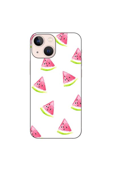 OEM Husa compatibila cu Apple iPhone 13 Mini Silicon Gel Tpu Model Summer Slices