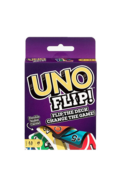 PlayFun УНО Флип! Играчка-карточна игра Mattel, 112 карти, интерактивен подар...