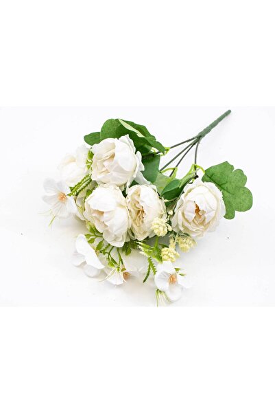 OEM Flori Artificial Buchet Bujori Cu Flori Alb 2/Set