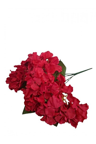 OEM Flori Artificiale Buchet 5 Hortensii Rosu