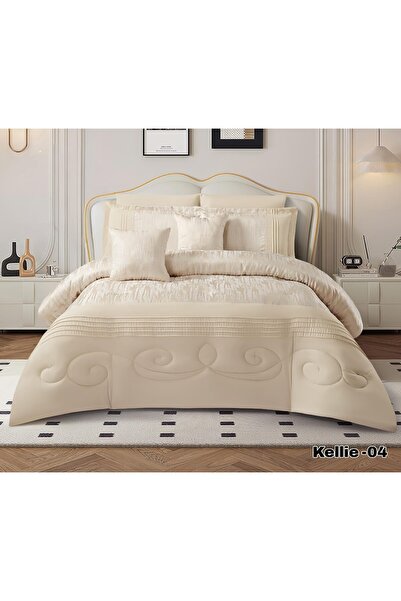 Barigo Nefren 8 Piece Summer Luxury Jacquard Premium Brushed Bedspread