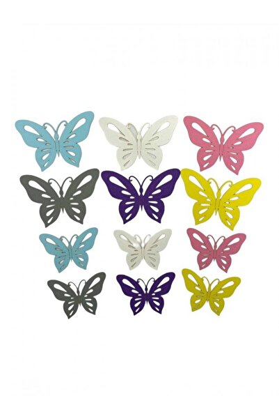 OEM Fluturi Din Hartie Multicolor 12/Set