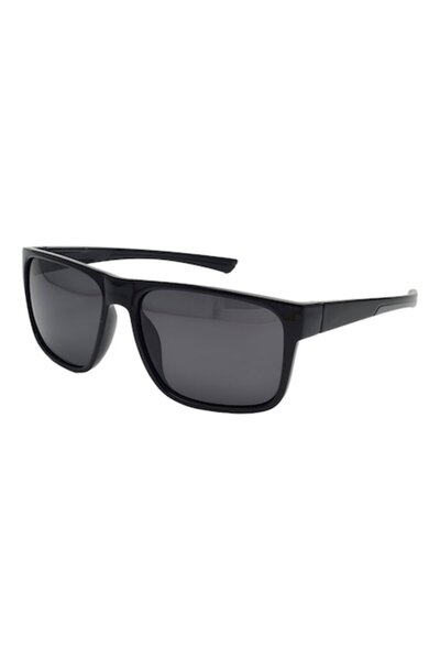 Tia Accesorii Polarized sunglasses, rectangular, unisex, PS8081C3, black