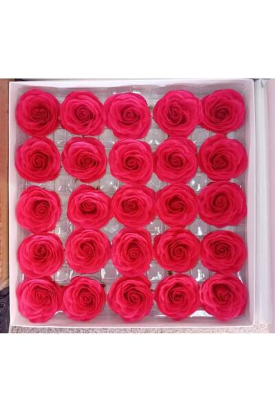 OEM Trandafir De Sapun Real Touch 25/Cap Rosu