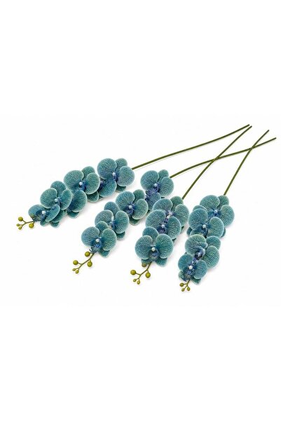 OEM Orhidee artificiala 15 flori 105 Bleu