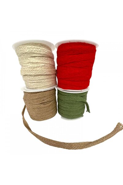 OEM Jute Lace Ribbon 1.5 Cm Red