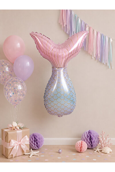 Magique Party Deniz Kızı Folyo Balon Kuyruk 52x85cm