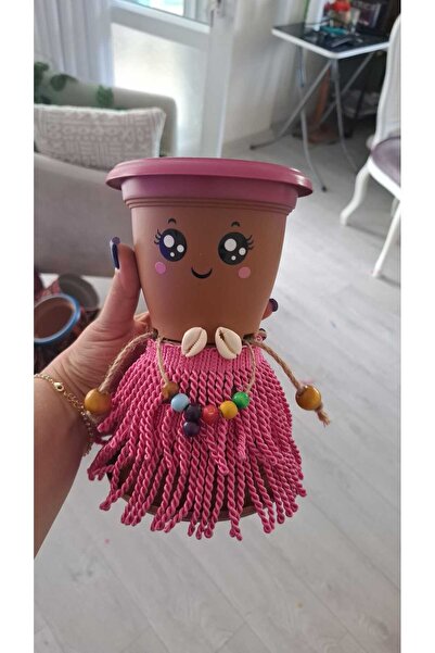 NF LAUREN NF MİNİ Sukulent Saksı Pembe