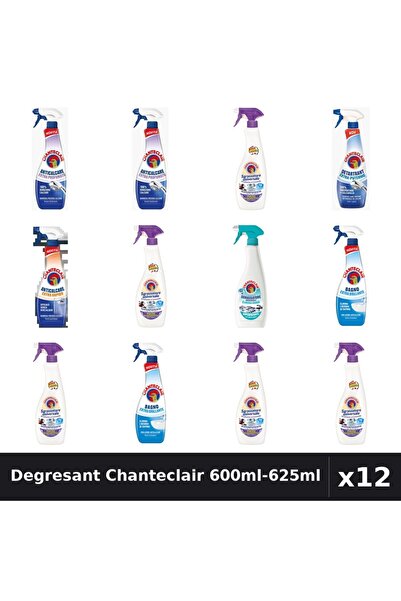 Chanteclair Set 12 Degresant Universal 600ml-625ml - Lavanda, Mosc, Anticalca...
