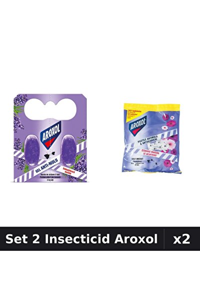 Aroxol Set 2 Produse Anti-Insecte - Pastile/Spirale Anti-Insecte