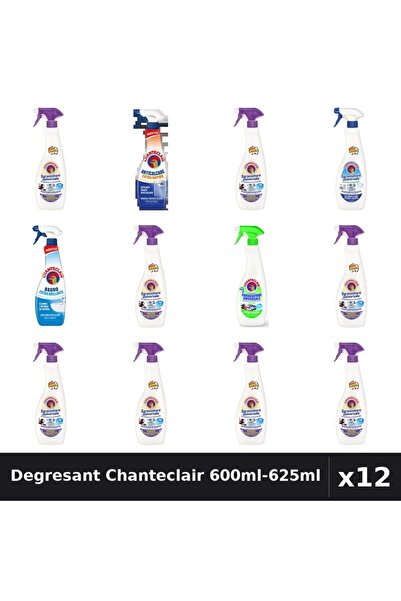Chanteclair Set 12 Degresant Universal 600ml-625ml - Lavanda, Lamaie, Mosc, B...