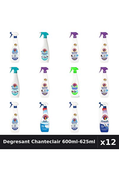 Chanteclair Set 12 Degresant Universal 600ml-625ml - Bicarbonat, Lavanda, Lăm...